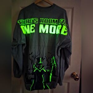 Disney The Haunted Mansion Spirit Jersey Adult L Glows Hat Box Ghost